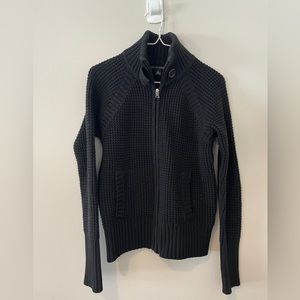 Black Banana Republic zip sweater - size M